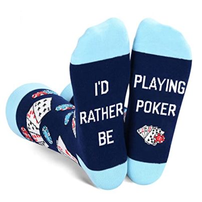 Sockfun Funny Socks Poker Socks Casino Gifts Gambling Gifts, Poker Gifts For Men Gifts For Gamblers Las Vegas Gifts Novelty Socks For Men