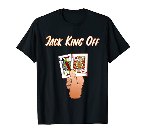 Jack King Off Poker Playing Card T-Shirt